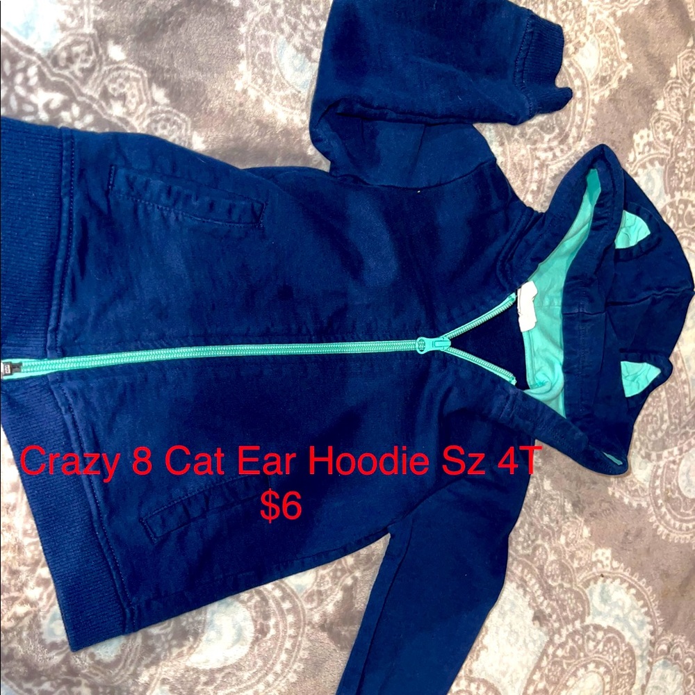 Girls Zip Up Hoodie